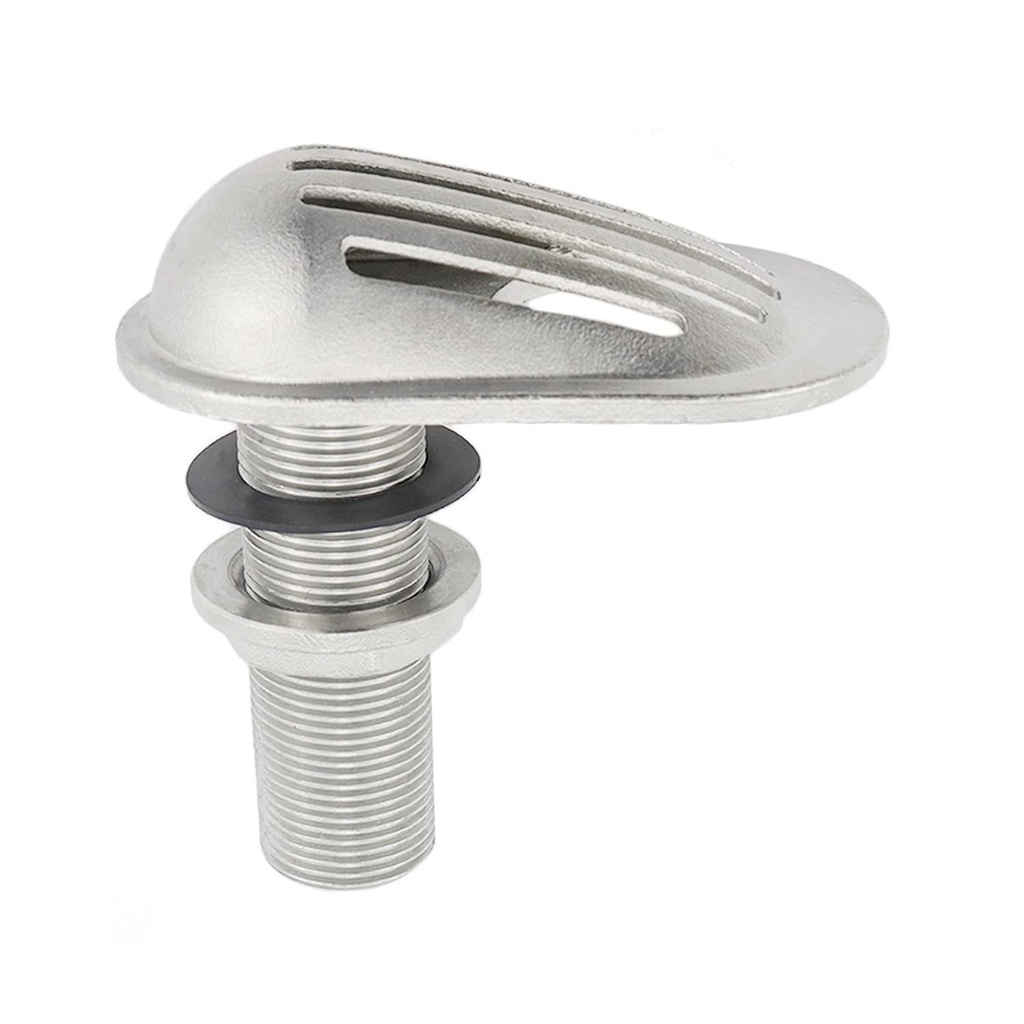 SS Thru Hull Intake 3/4" Water Strainer Drain