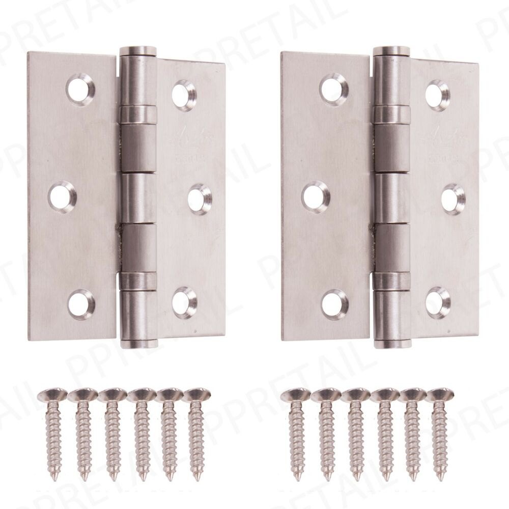 Nelon SS Flat Door Hinge (63x25mm)