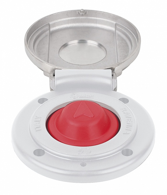 Quick Anchor Foot Switch Chrome up white