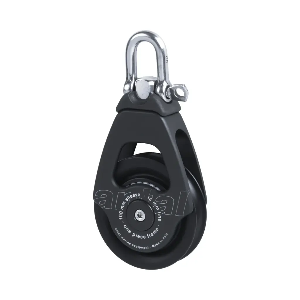 OPF BLOCK D080 SINGLE + HR SHACKLE D008 