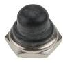 APEM Black Push Button Boot for Use with Push Button Switch