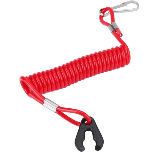 [28140] Set Kill Switch Key w/Coil Lanyard f/Honda/Omc Eng.