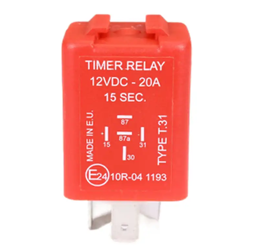 [TR20-2E5-1-15S] Timer Relay 12V 20A 15sec
