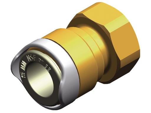 [WHA-WX1538] Whale Adpt 3/8 Bsp Thrd 15mm Plastic
