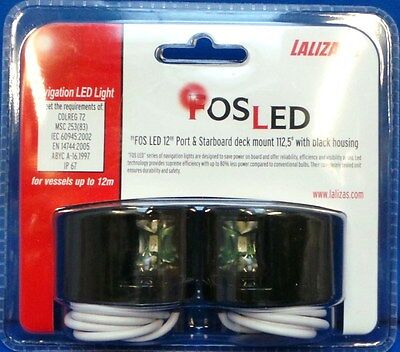 [71317] FOS 12 LED Port & Starboard Lights - Horizontal Mount (Pair)