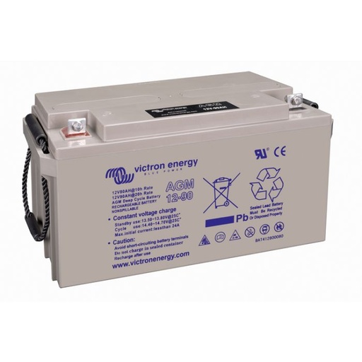 [BAT412800084] Victron 12v/90Ah AGM Deep Cycle Batt 