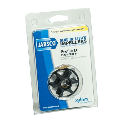 [MI800 22405-0001-P] Jabsco impeller kit Profile D