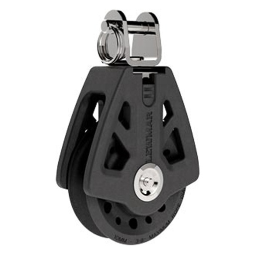[LW2992X60010 29926001BK] Lewmar 60mm Sync Block Single BK