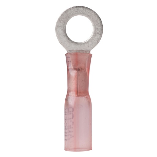 [310499] 22-18 1/4" Heat Shrink Ring Terminal 100 Pack