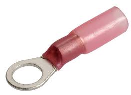 [310699] 22-18 3/8" Heat Shrink Ring Terminal 100 Pack 
