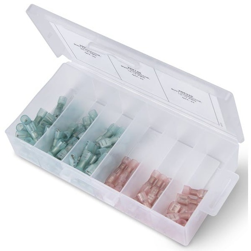 [SPKKIT] Ancor Heat Shrink Speaker Connector Kit 22|18 - 16|14 90pcs