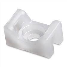 [199263] Ancor Cable Tie Mount #10 Screw Natural 100pcs