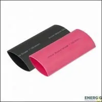 [307602] Ancor Adhesive Lined Heat Shrink Tubing 1"x3" Black & Red Combo Pack