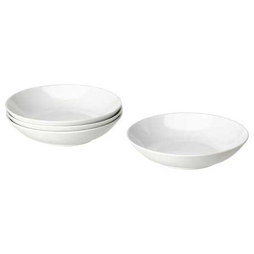 GODMIDDAG Deep plate/bowl, white, 9 "
