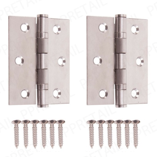 [SDH003] Nelon SS Flat Door Hinge (63x25mm)