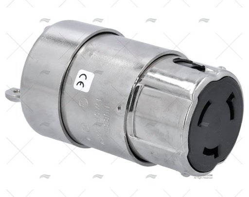 Female connector Hubbell 50A 3P 4H 125