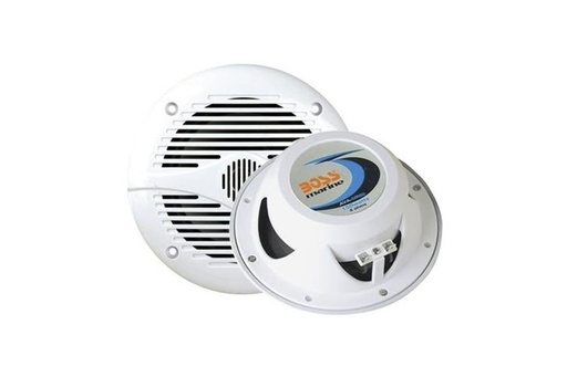 BOSS AUDIO MR50W WHITE 5.25" ROUND SPEAKERS