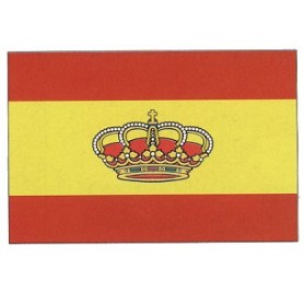 [89250001] Bandera Espana 20x30 cm /corona / Spanish Flag