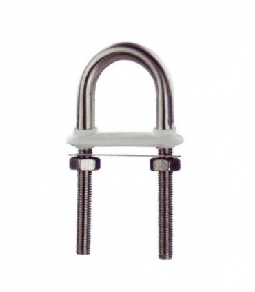[GS72034] Cancamo Inox C/Pvc 8Mm, M6 X 80Mm L (Blister)